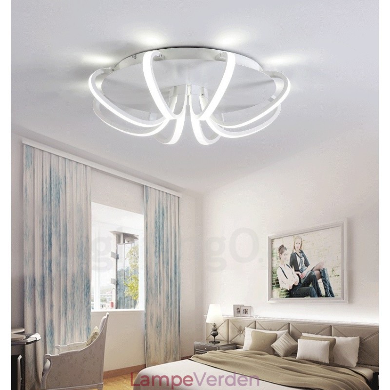 Moderne moderne integreret metal flush Mount Light