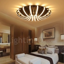 Moderne moderne integreret metal flush Mount Light
