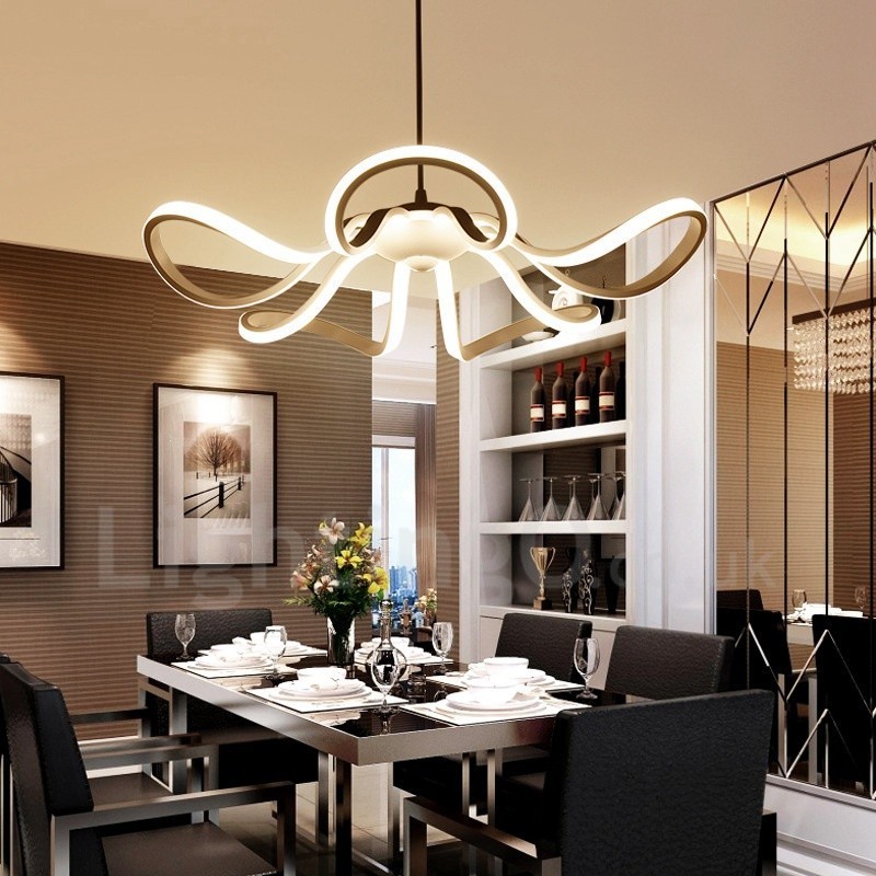Moderne moderne integreret metal flush Mount Light