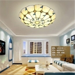Rustik Lodge Integreret Flush Mount Light