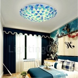 Rustik Lodge Integreret Flush Mount Light