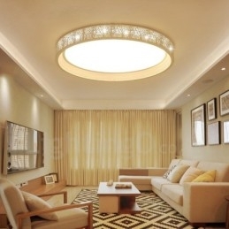 Moderne moderne integreret metal flush Mount Light