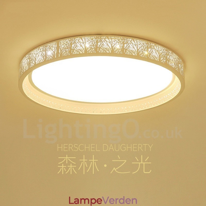 Moderne moderne integreret metal flush Mount Light
