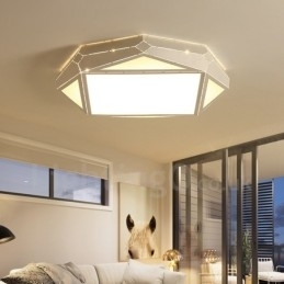 Moderne moderne integreret metal flush Mount Light