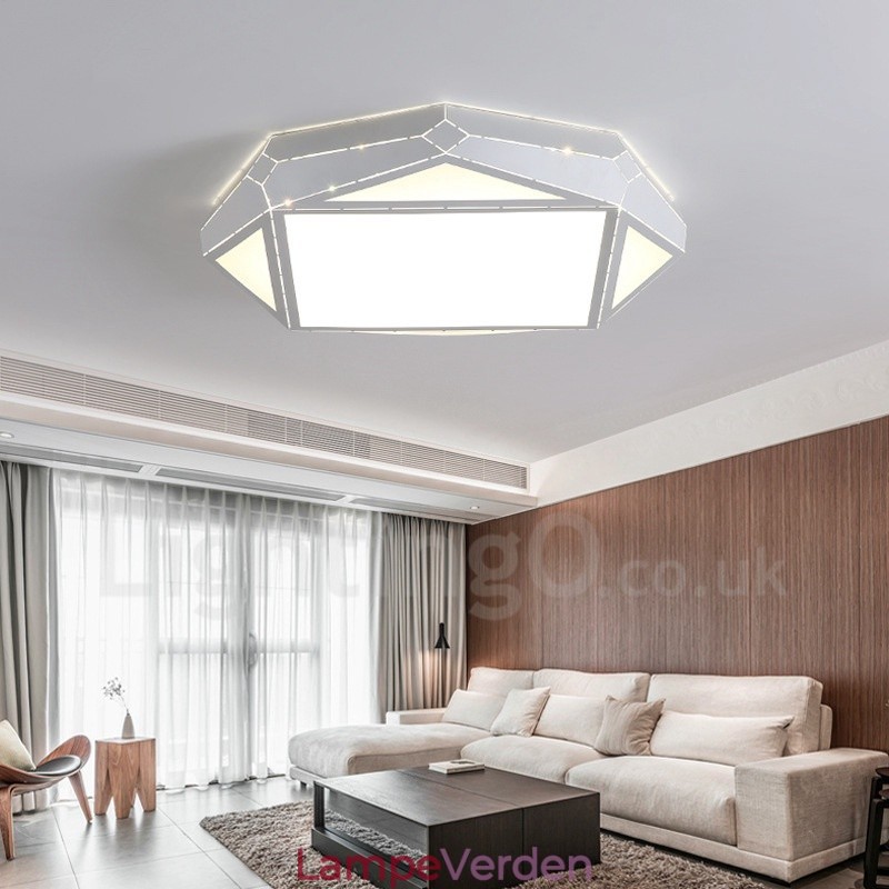Moderne moderne integreret metal flush Mount Light