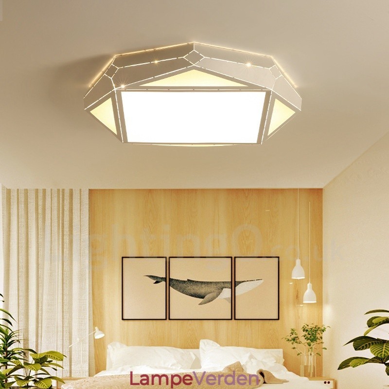 Moderne moderne integreret metal flush Mount Light