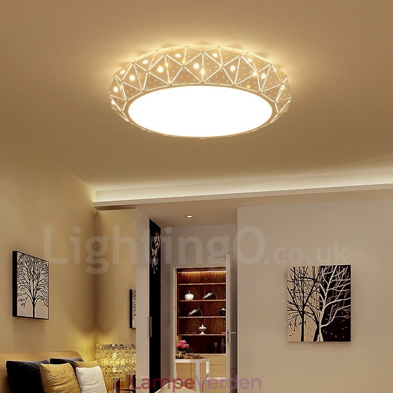 Moderne moderne integreret metal flush Mount Light