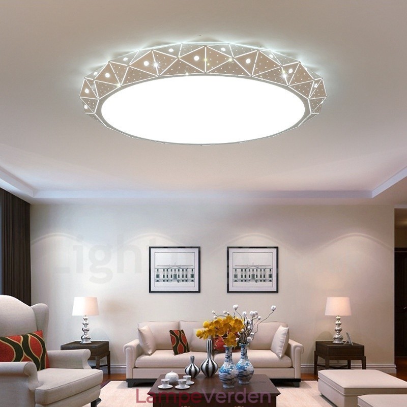 Moderne moderne integreret metal flush Mount Light