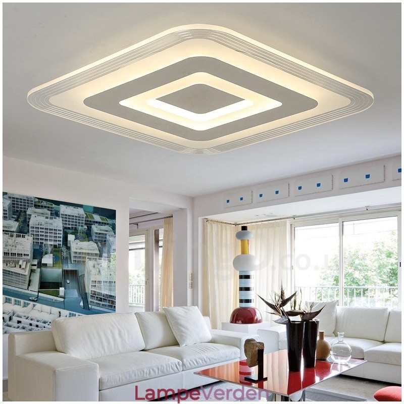 Moderne moderne integreret metal flush Mount Light