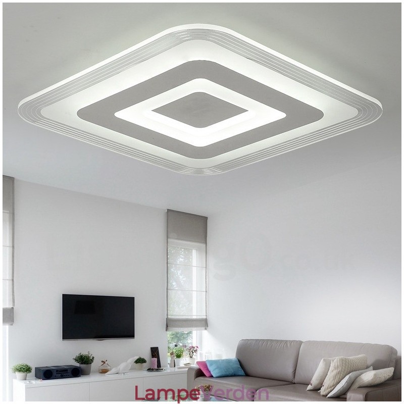 Moderne moderne integreret metal flush Mount Light