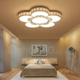 Moderne moderne integreret metal flush Mount Light