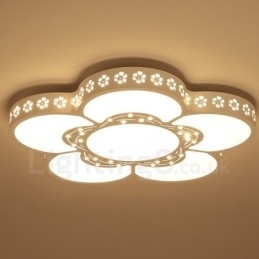 Moderne moderne integreret metal flush Mount Light