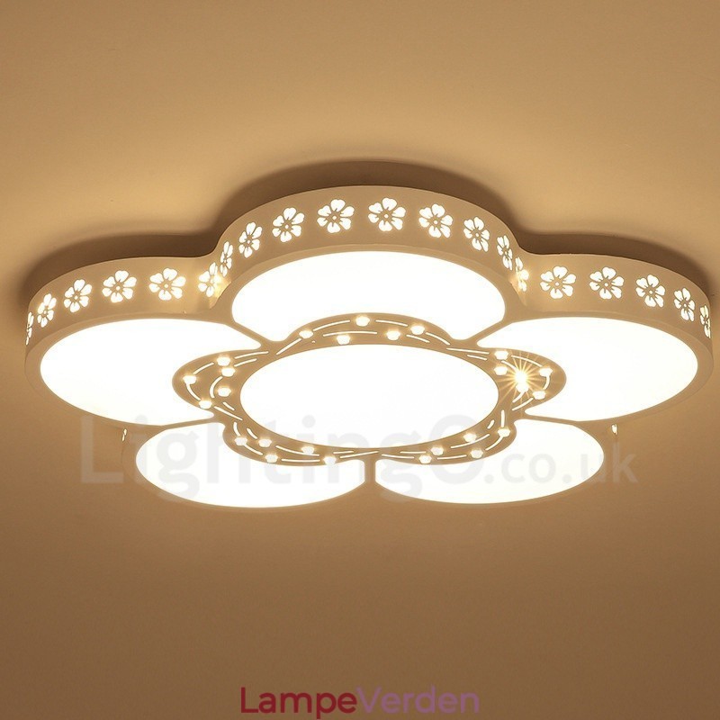 Moderne moderne integreret metal flush Mount Light