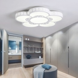 Moderne moderne integreret metal flush Mount Light