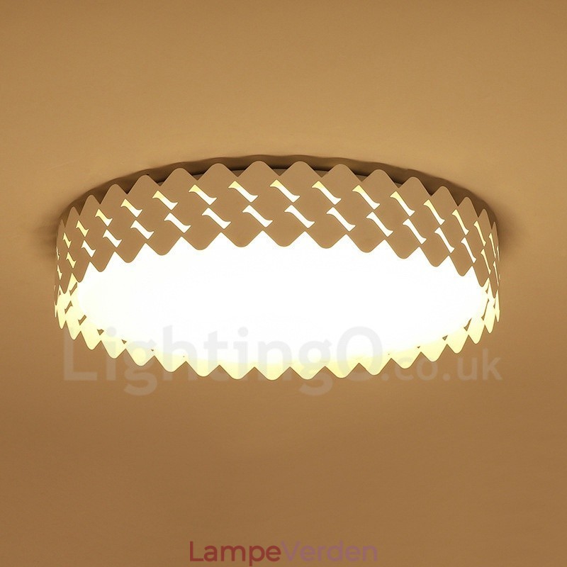 Moderne moderne integreret metal flush Mount Light