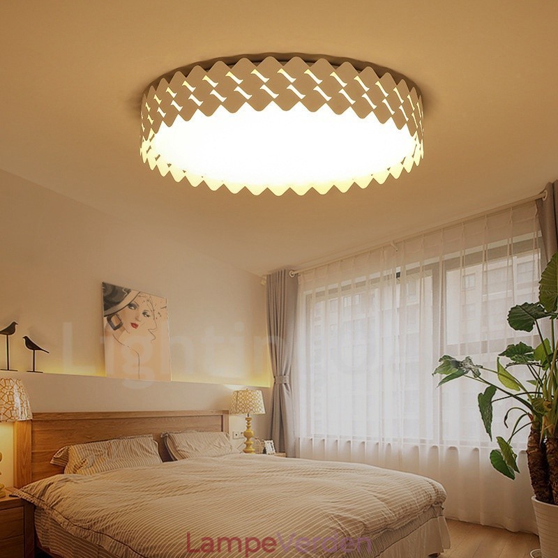 Moderne moderne integreret metal flush Mount Light