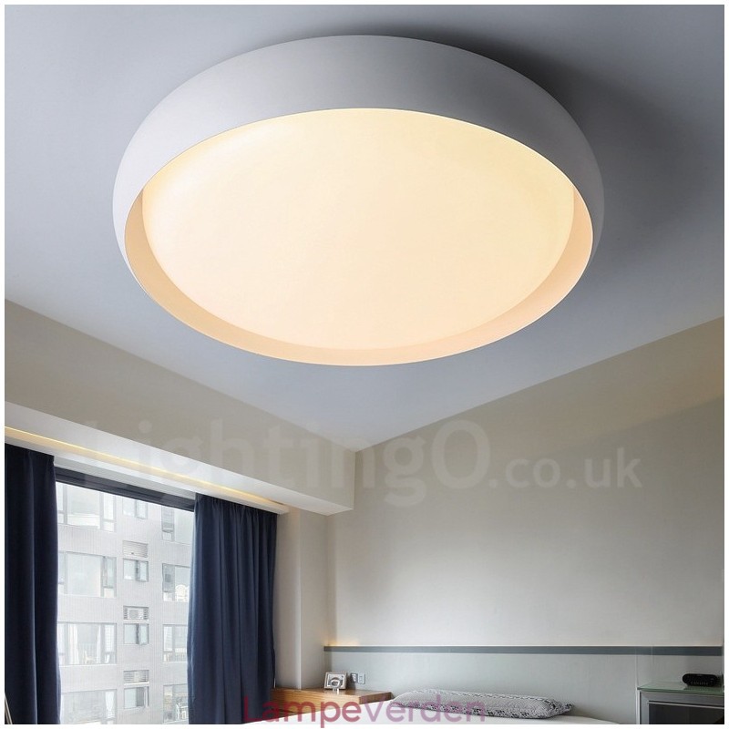 Moderne moderne integreret metal flush Mount Light
