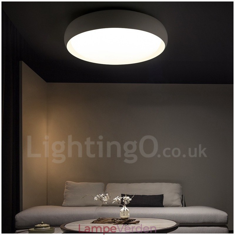 Moderne moderne integreret metal flush Mount Light