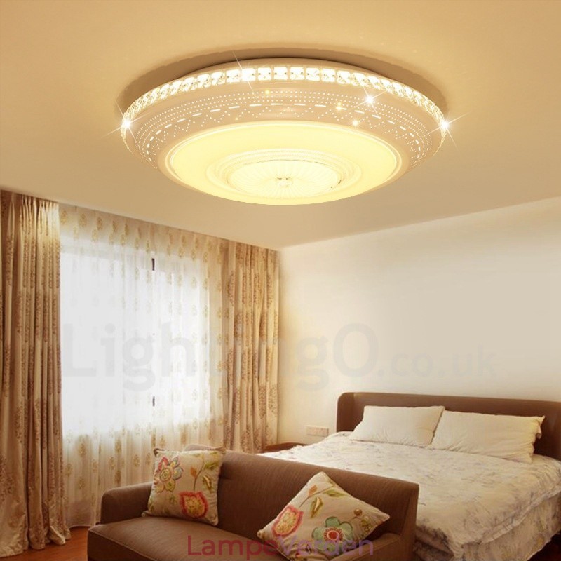 Moderne moderne integreret metal flush Mount Light