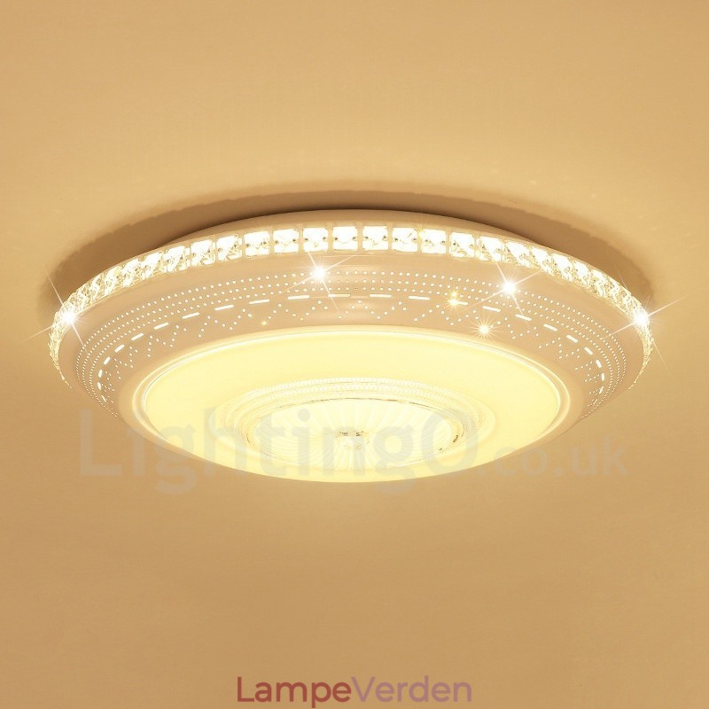 Moderne moderne integreret metal flush Mount Light