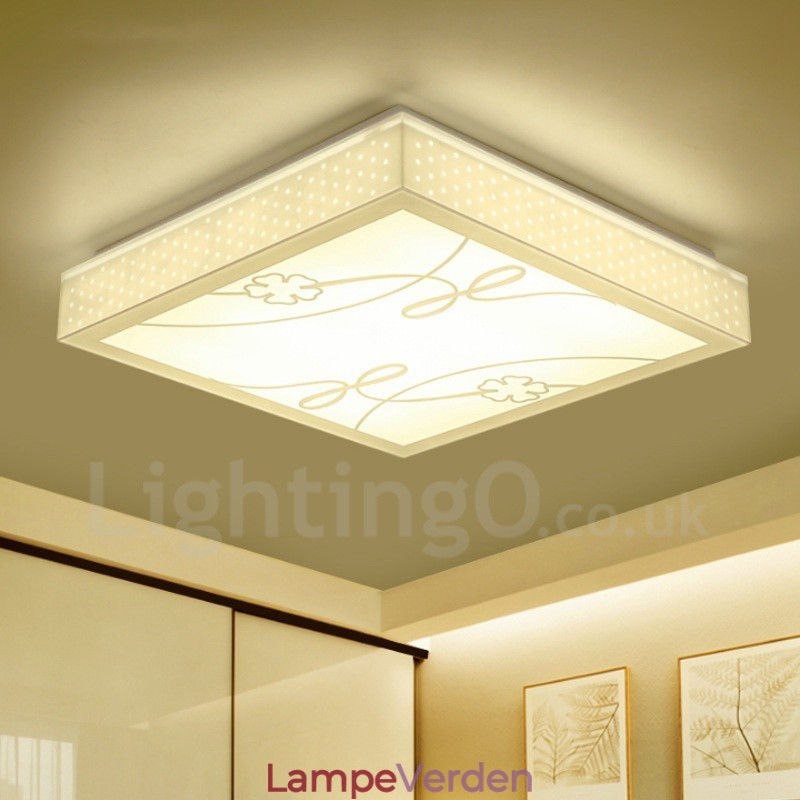 Moderne moderne integreret metal flush Mount Light