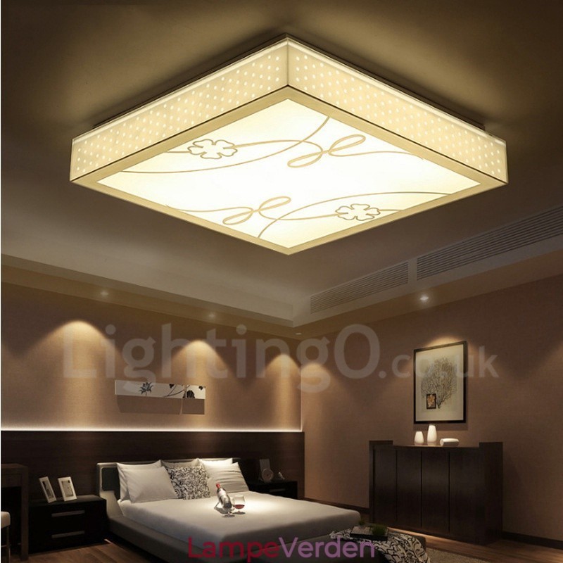 Moderne moderne integreret metal flush Mount Light