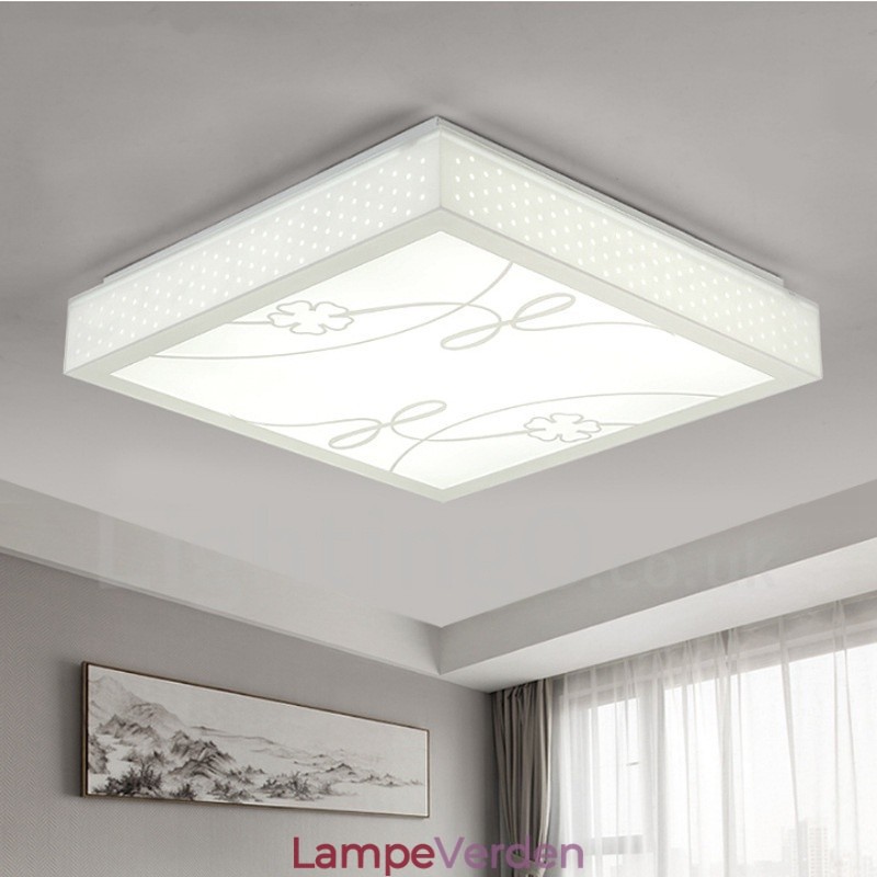 Moderne moderne integreret metal flush Mount Light