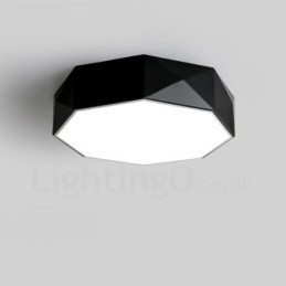 Moderne moderne integreret metal flush Mount Light