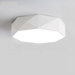 Moderne moderne integreret metal flush Mount Light