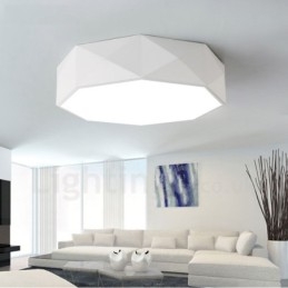 Moderne moderne integreret metal flush Mount Light