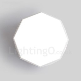 Moderne moderne integreret metal flush Mount Light