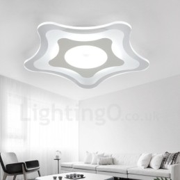 Moderne moderne integreret metal flush Mount Light
