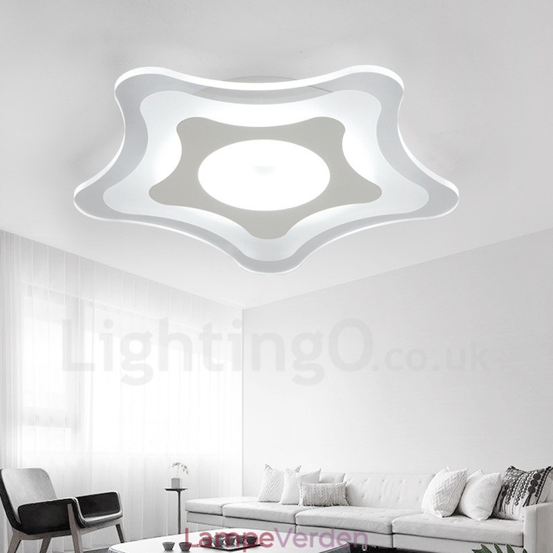 Moderne moderne integreret metal flush Mount Light