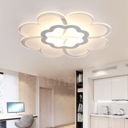 Moderne moderne integreret metal flush Mount Light