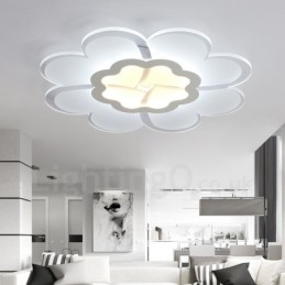 Moderne moderne integreret metal flush Mount Light