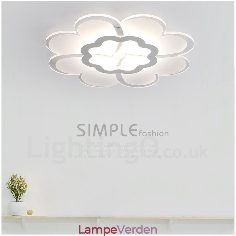 Moderne moderne integreret metal flush Mount Light