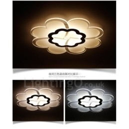 Moderne moderne integreret metal flush Mount Light