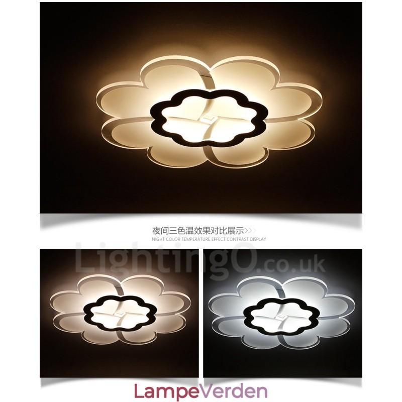Moderne moderne integreret metal flush Mount Light