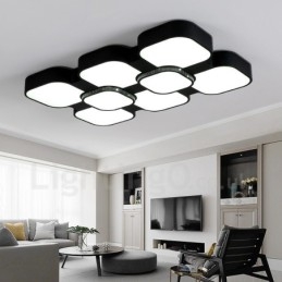 Moderne moderne integreret metal flush Mount Light