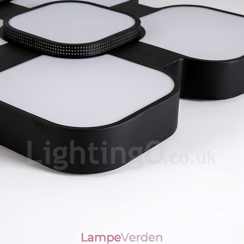 Moderne moderne integreret metal flush Mount Light