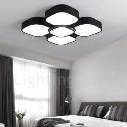 Moderne moderne integreret metal flush Mount Light