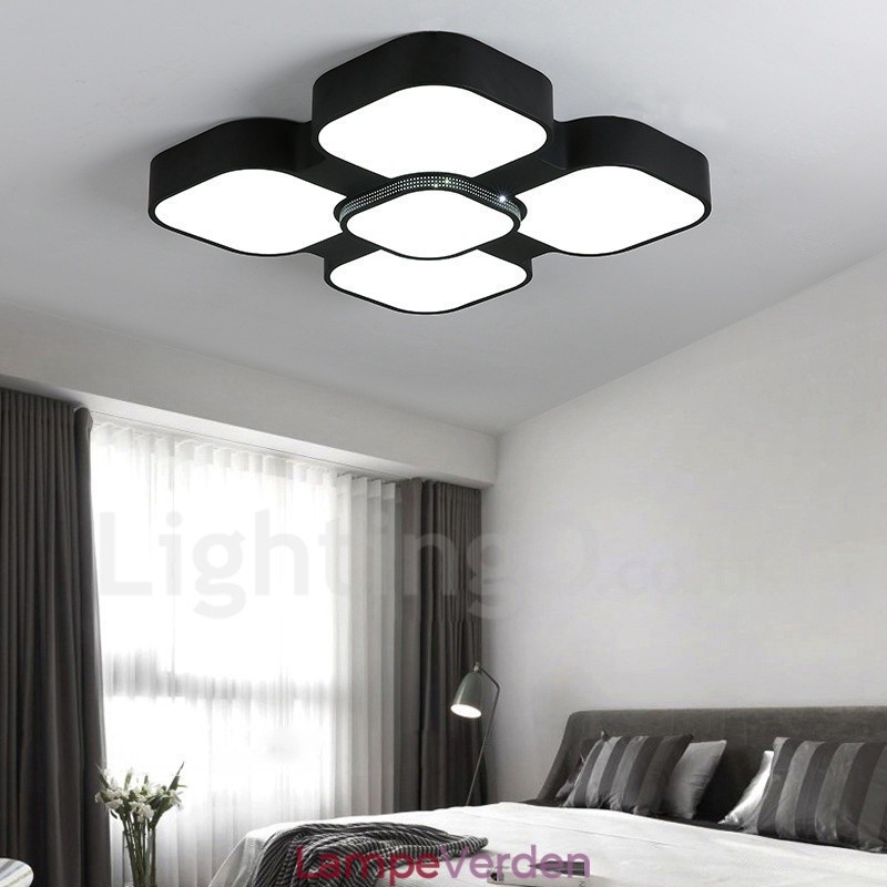 Moderne moderne integreret metal flush Mount Light