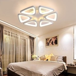 6 Lys Moderne Moderne Integreret Flush Mount Light