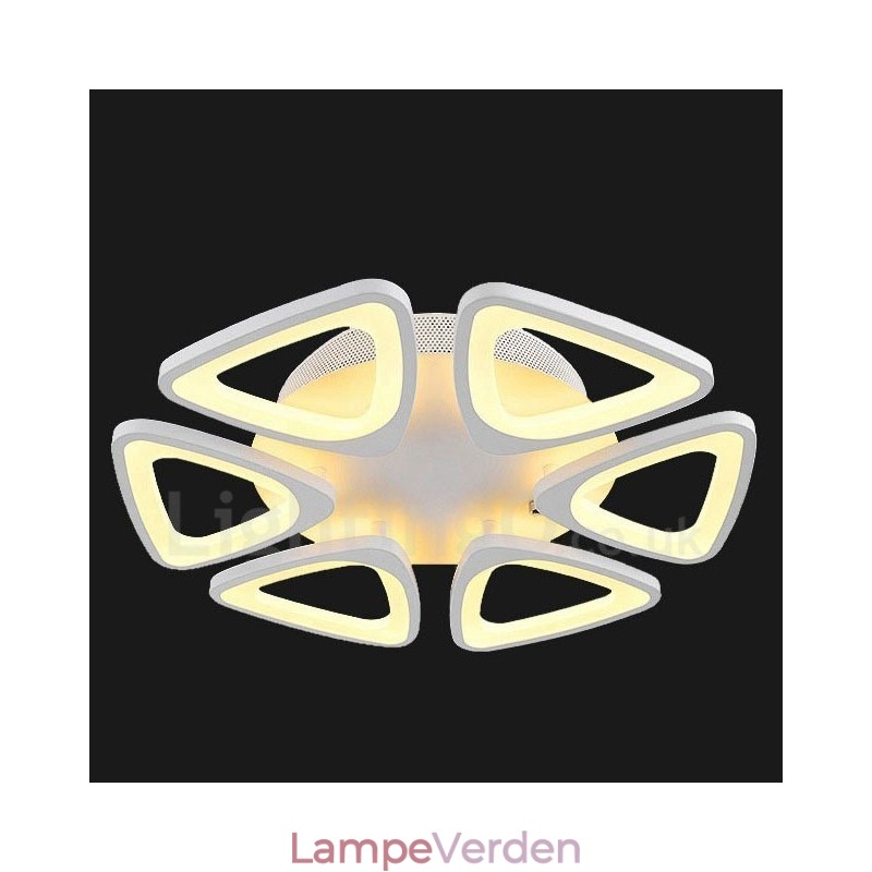 6 Lys Moderne Moderne Integreret Flush Mount Light
