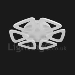6 Lys Moderne Moderne Integreret Flush Mount Light