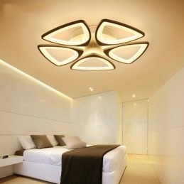 5 Lys Moderne Moderne Integreret Flush Mount Light