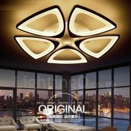 5 Lys Moderne Moderne Integreret Flush Mount Light