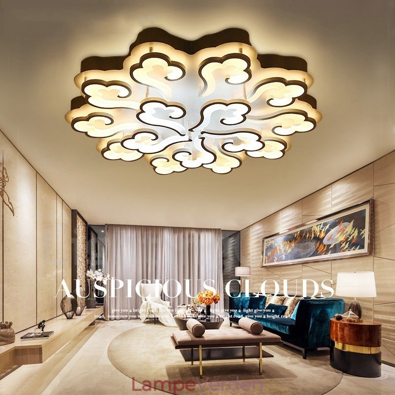 15 Lys Moderne Moderne Integreret Flush Mount Light