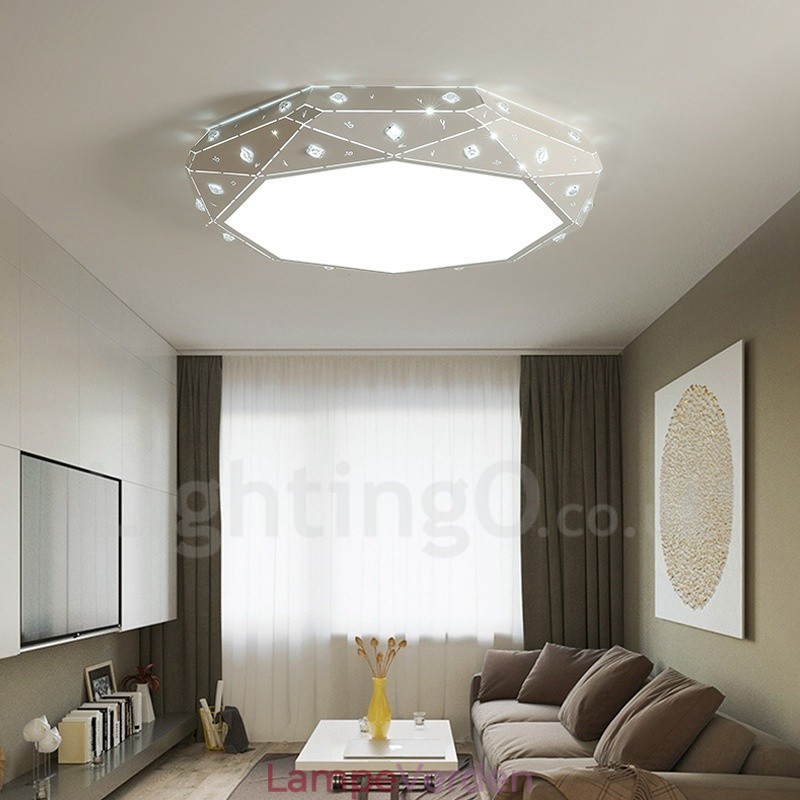 Moderne moderne integreret metal flush Mount Light