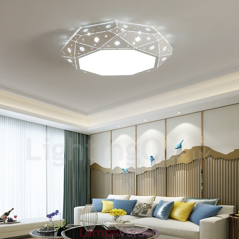 Moderne moderne integreret metal flush Mount Light
